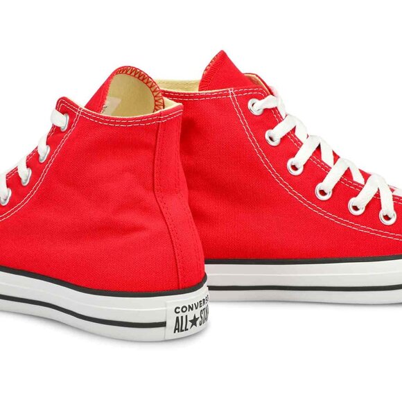 CONVERSE (7) Chuck Taylor All Star Hi Red High Top Canvas - Size 7 - Picture 3 of 15